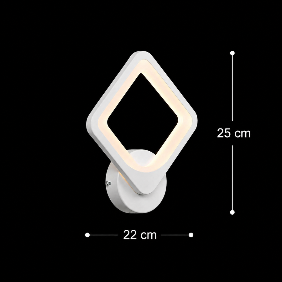 Нанесете Akila LED, 12W, бяла, студена/гореща/неутрална светлина