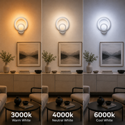 Нанесете Urban LED 19W Кръгъл лек/топъл/неутра акрил и бял метал