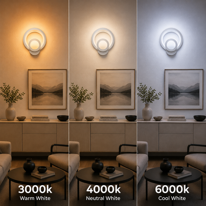 Нанесете Urban LED 19W Кръгъл лек/топъл/неутра акрил и бял метал