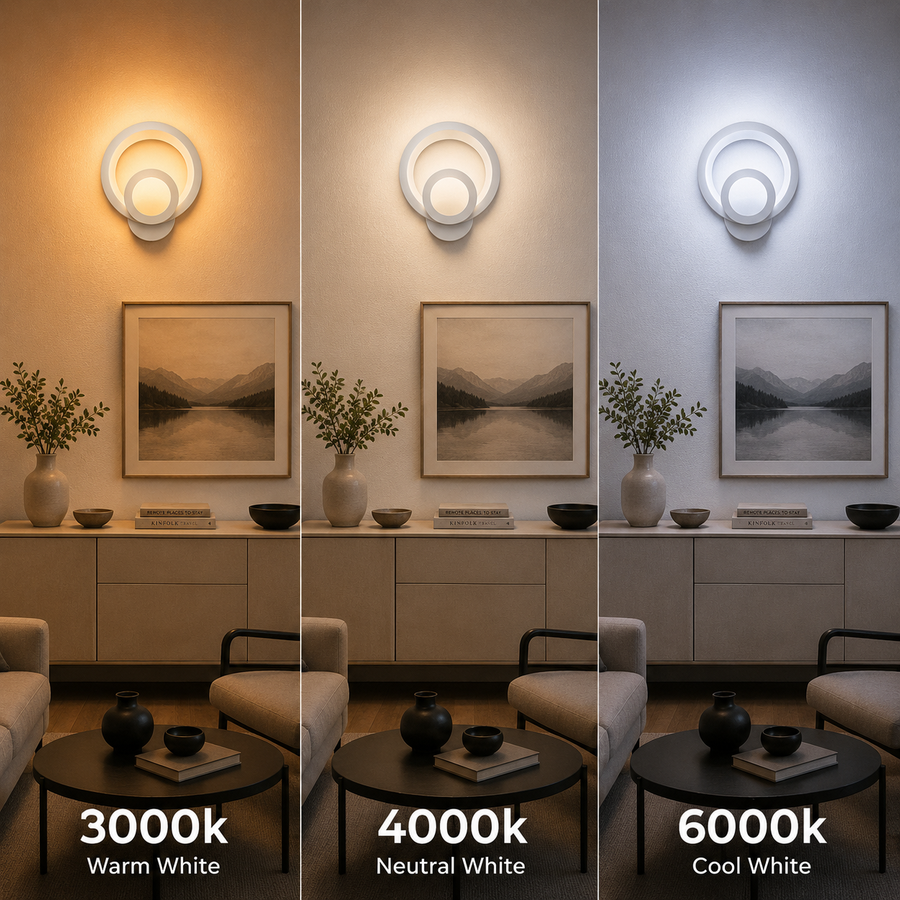 Нанесете Urban LED 19W Кръгъл лек/топъл/неутра акрил и бял метал