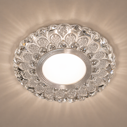 ORBITA LED спот, 5W, кръгъл, студена светлина + RGB, бял, смола и стъкло LED спот Заглавие по подразбиране Alessandro Design