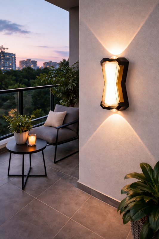 Fantasis Прилагайте външен и интериорен светодиод, 2 източника x 1W, IP65, Metallic, Black, 3000K