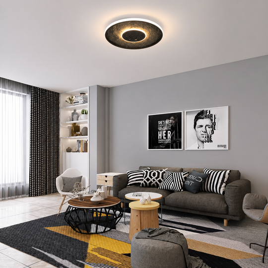 LED полилей с дистанционно управление LT656BK, 3000/4000/6000K, Ø40.5,46W, черен LED полилей с дистанционно управление Заглавие по подразбиране Alessandro Design