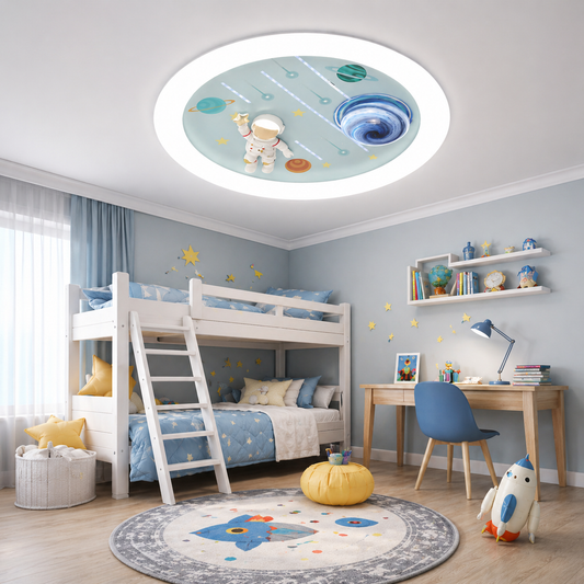 LED полилей CONSTELATION 49W, Диаметър 49см, Студена/Топла/Неутрална светлина, Бяло Син