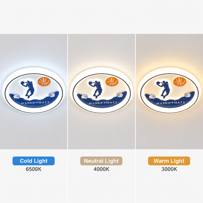LED полилей CONSTELATION 49W, Диаметър 49см, Студена/Топла/Неутрална светлина, Бяло Син