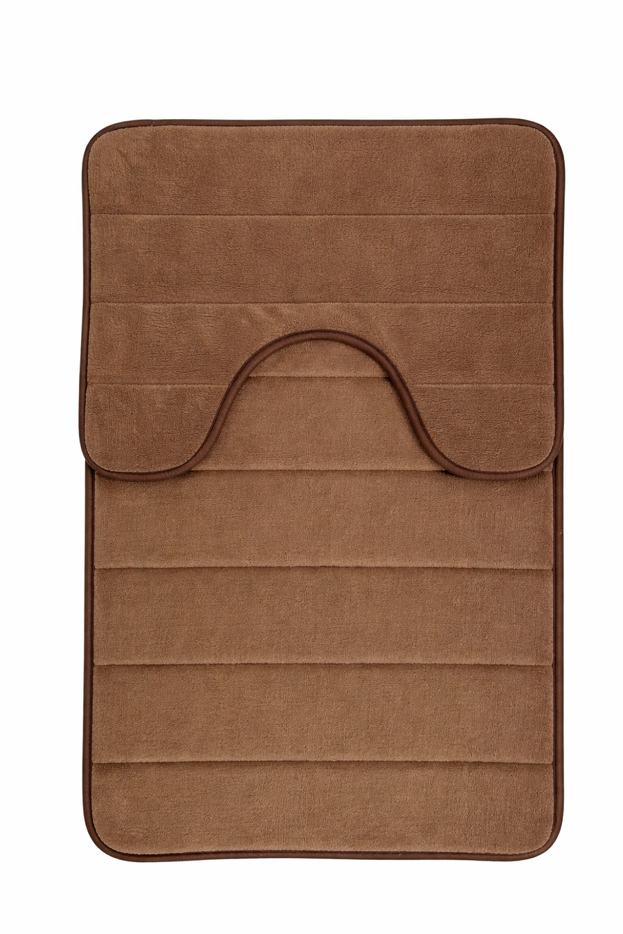 Комплект от 3 постелки за баня, 50x40 см, сини, неплъзгащи се