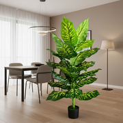 Decorațiune Dieffenbachia, Plastic, 150 cm, Verde
