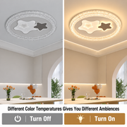 SKYForma Nexen LED полилей, 61W, Студена/Топла/Неутрална светлина, Черен