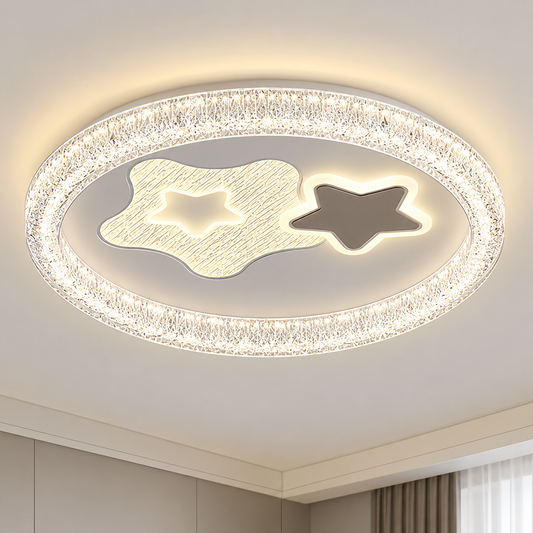 SKYForma Nexen LED полилей, 61W, Студена/Топла/Неутрална светлина, Черен