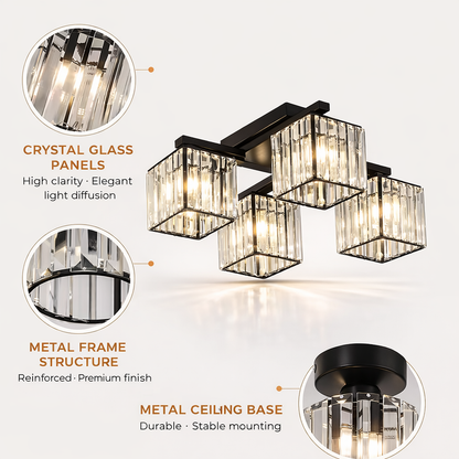 Georgiana 1x E27 Black