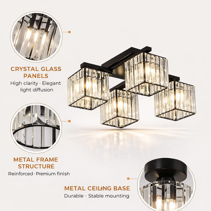 Georgiana 1x E27 Black