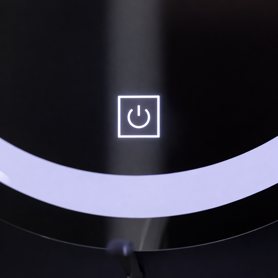 LED Touch Gallio огледало, диаметър 60 см, студена светлина 6000K, стъкло