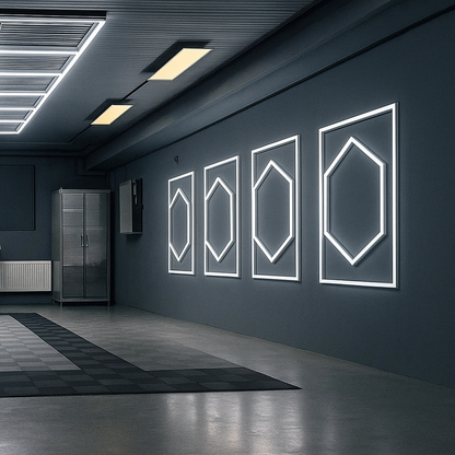 Honeycomb 1050mm x 1200mm LED шестоъгълници