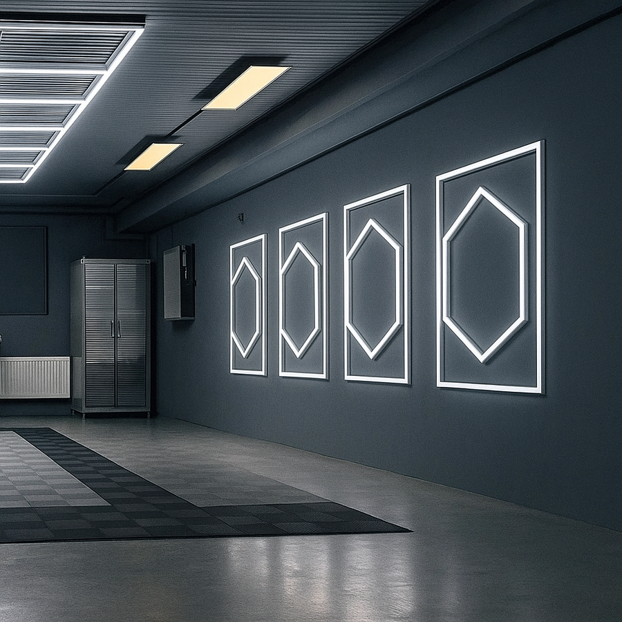 Honeycomb 1050mm x 1200mm LED шестоъгълници