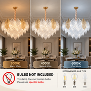 Кристален полилей LACE Eleganza 9xE14, диаметър 50 см, височина 36 см, блестящо злато, регулируема височина, елегантен дизайн