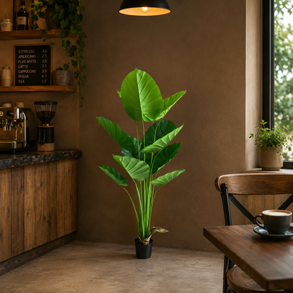 Decorațiune Epipremnum Aureum, 160 cm, 12 frunze, Verde
