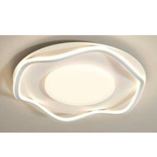 LED похот на модерното дистанционно управление на Silva, 106W, 2 кръга, студена/гореща/неутрална светлина, нестабилна, бяла