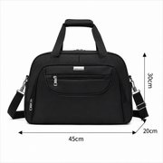 Пътна чанта AKTAU, 45x20x30 см, Oxford, черна