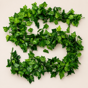 Ghirlandă Artificială din Iederă, 12 Ramuri x 30 Frunze, Verde