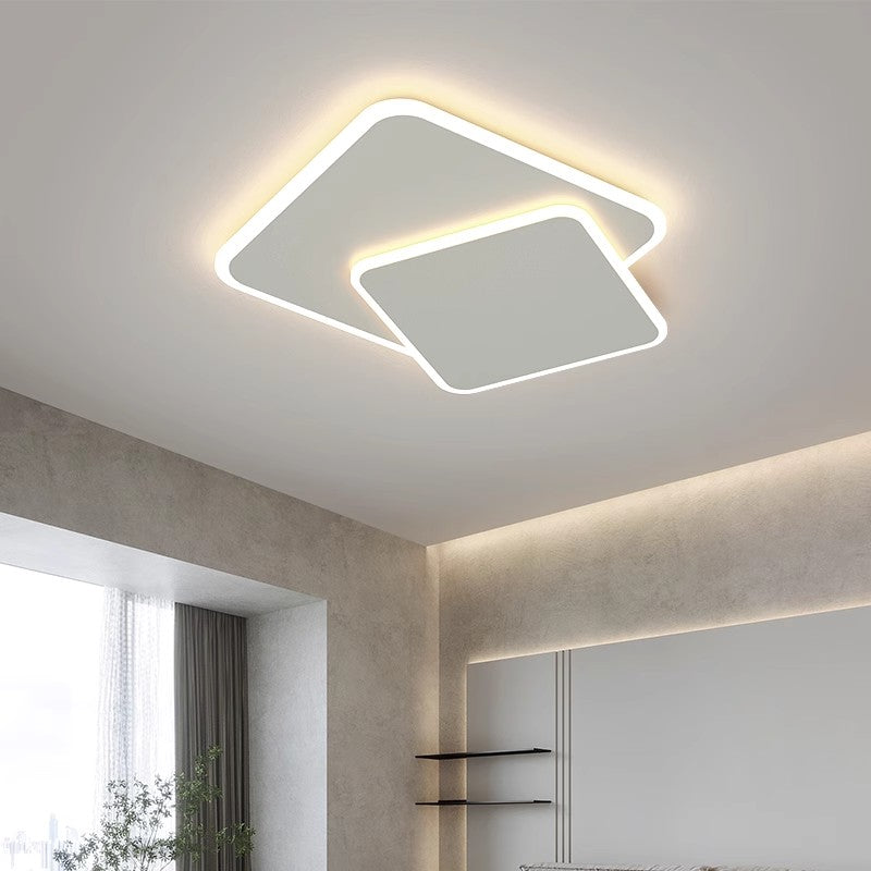 LED похот на дистанционното управление на Futura Angolo, 98W, 2 квадрата, студена/гореща/неутрална светлина, нестабилна, бяла