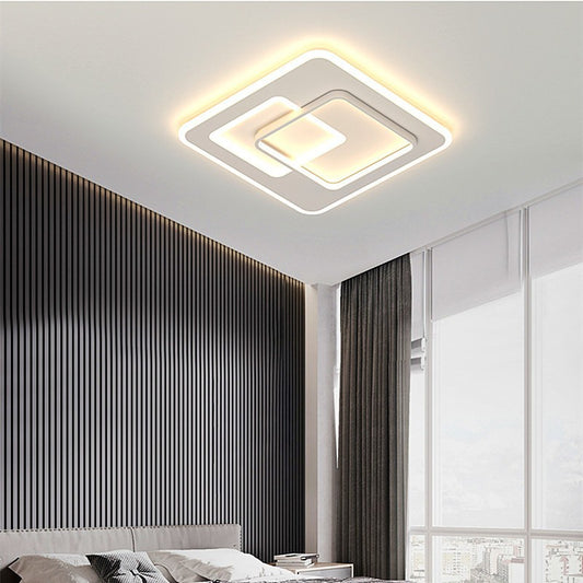 LED LULUS с Nolux Pero, 120W, 3 квадрата, студ/гореща/неутрална светлина, бяло, бяло