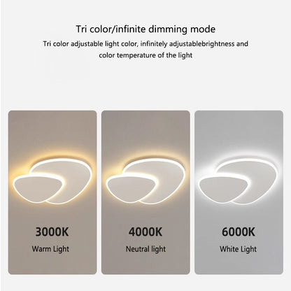 LED полилей с дистанционно управление чука светлина 98W, овална, студена/гореща/неутрална светлина, нестабилна, бяла