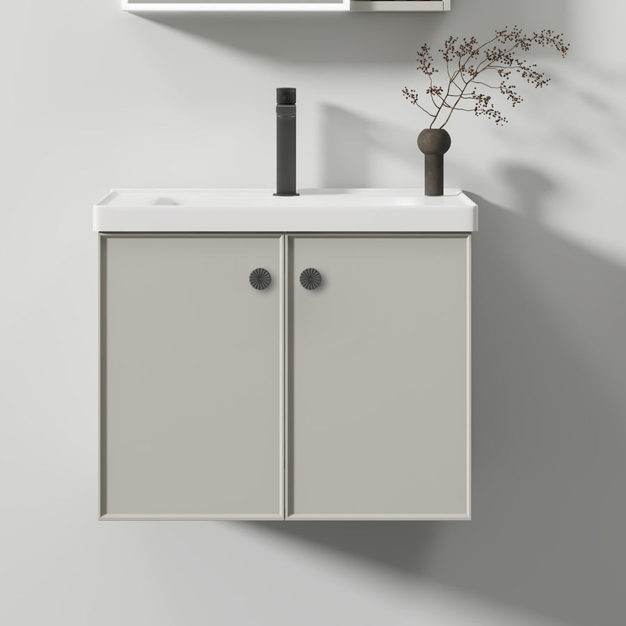 Ingrid шкаф с LED огледало DBP123 80x70 бяло