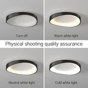 LED плафониер с дистанционно управление, PL103/520BK, 30W, диаметър 49 см, топла/студена/неутрална светлина, черен