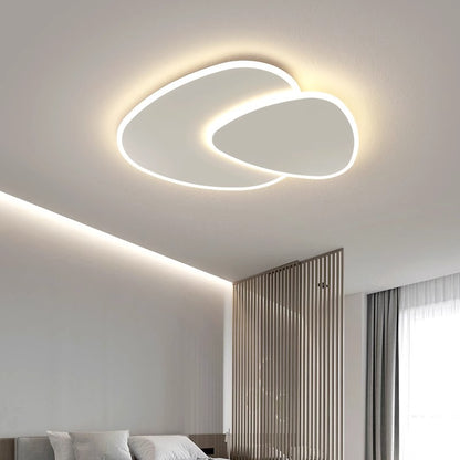 LED полилей с дистанционно управление чука светлина 98W, овална, студена/гореща/неутрална светлина, нестабилна, бяла