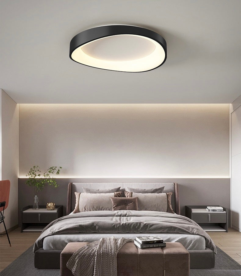 LED плафониер с дистанционно управление, PL103/520BK, 30W, диаметър 49 см, топла/студена/неутрална светлина, черен