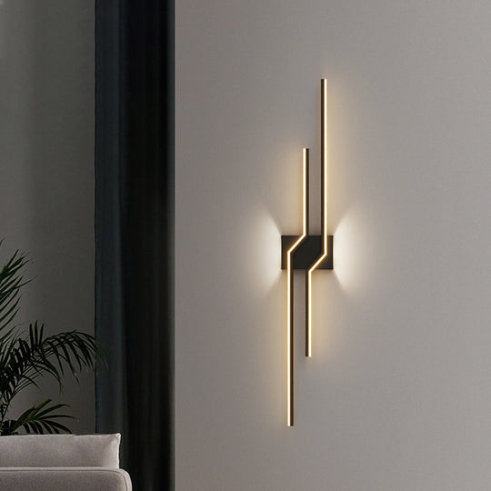 LED стенна лампа AL100BK 60W Черна Вътрешни стенни лампи Заглавие по подразбиране Alessandro Design