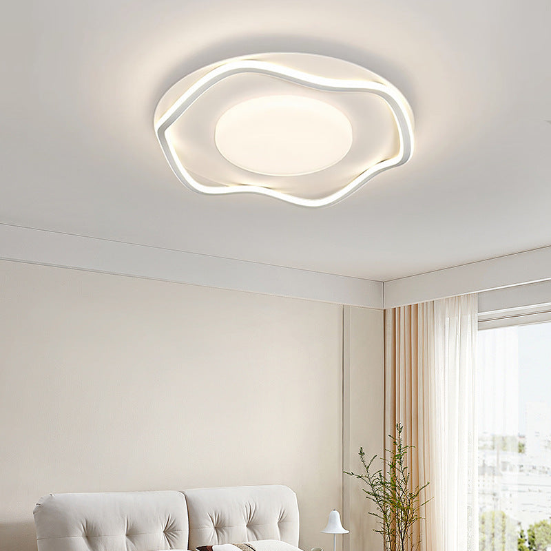 LED полилей с модерно дистанционно управление 106W, 2 кръга, студена/гореща/неутрална светлина, нестабилна, бяла