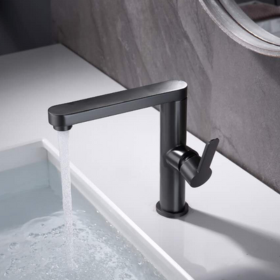 Washbasin батерия, санитарен месинг, черно, 9107h