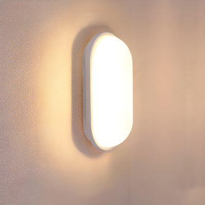 Външна LED стенна лампа, 12W, IP65, бяла, топла светлина 3000K, метал