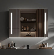 Тереза ​​гардероб с LED огледало DBP125 100x70 сиво