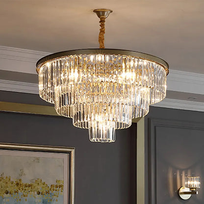 Chandilier Chambord Chambord Noble 5xe14, 38см диаметър, матово злато, регулируема височина