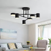 LED LED Galios 72W, 6 предмета, студена/гореща/неутрална светлина, черна
