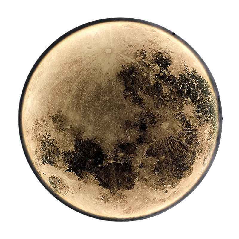 Луна декоративна LED стенна лампа 83W диаметър 120CM студена/неутрална/топла светлина 3000K/4000K/6000K