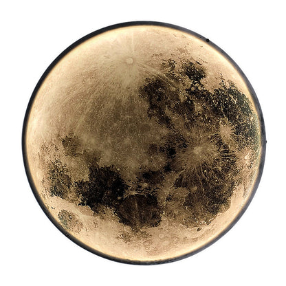 Луна декоративна LED стенна лампа 55W диаметър 80CM топла неутрална студена светлина 3000/4000/6000K