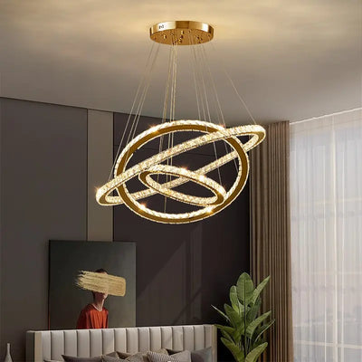 LULUS LED PRISM LUMINIS, КРИСТАЛ И МЕТАЛ, 4 КРЪЛ, МАЙЛ, регулируема височина, студена/топла/неутрална светлина, луксозно осветление