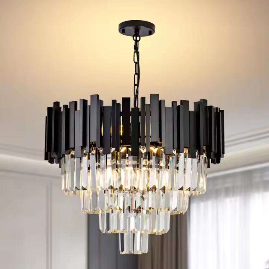 CHANDELIER Crystal Blois 10x E27 Gold Gold