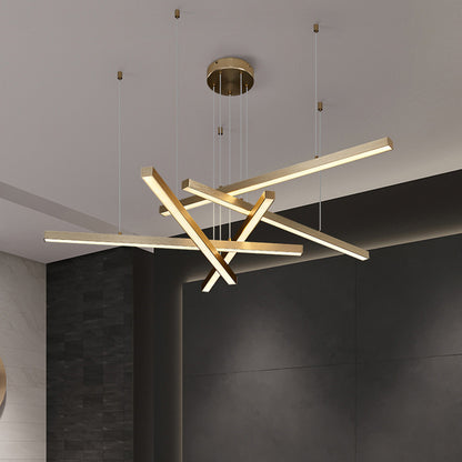 LED полилей, окачен с Ginevra 31W дистанционно управление, 5 артикула, студ/гореща/неутрална светлина, злато
