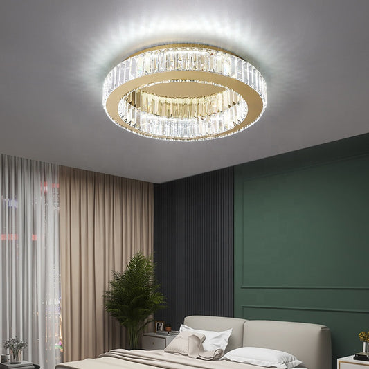 LULUS LED кристал с дистанционно управление със сребърен Latifah 118W
