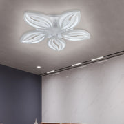 LED полилей с дистанционно управление с орхидея 65W, 5 венчелистчета, студ/гореща/неутрална светлина, лъч, бяло