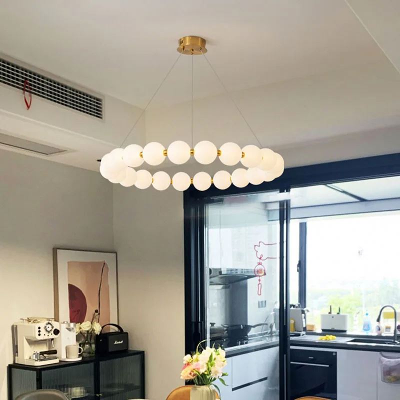 Lustra Suspended LED акрил Celesti 42W с дистанционно управление, Davable, 3000K/4000K/6000K, злато, метал и акрил