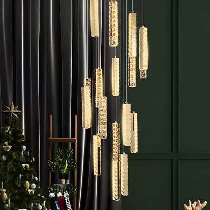CHANDELIER CRYSTAL LED 80W 60cm Amiri