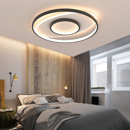 LED полилей с дистанционно управление на Figurato, 120W, 3 кръга, студена/гореща/неутрална светлина, нестабилна, черна
