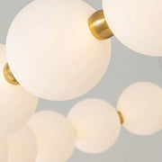 Суспендиран Lustra LED Acril Nova 57W с дистанционно управление, Beotal, 3000K/4000K/6000K, злато, метал и акрил
