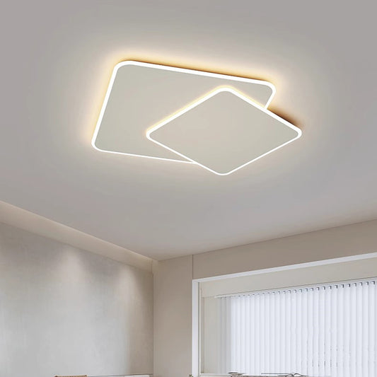 LED похот на дистанционното управление на Futura Angolo, 98W, 2 квадрата, студена/гореща/неутрална светлина, нестабилна, бяла