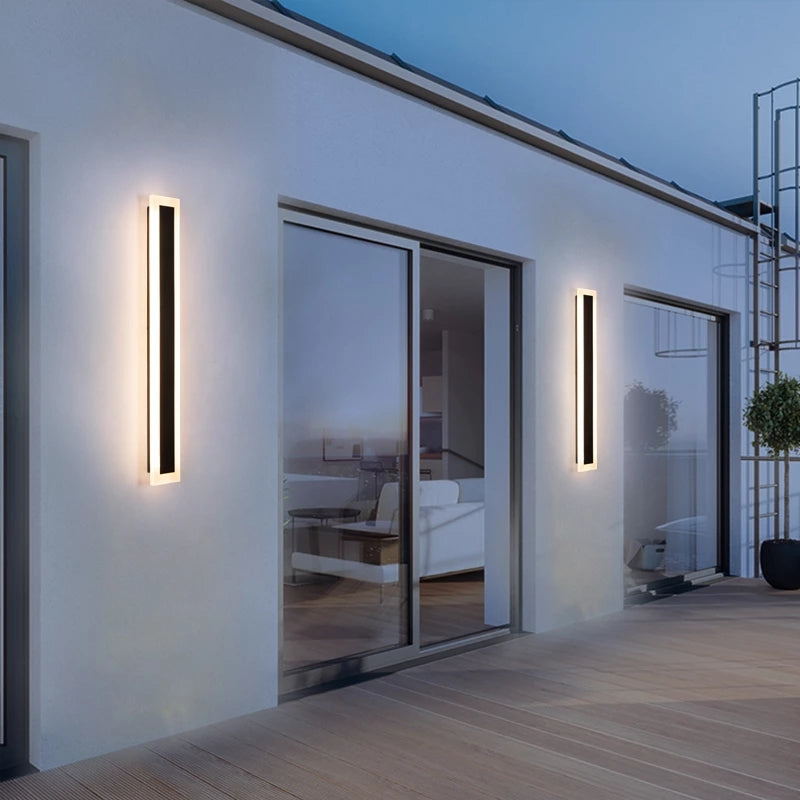 Нанесете външен LED Orion, черно и бяло